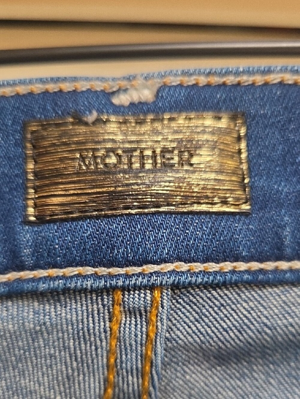 Women's Cropped Ankle Jeans - Classic Blue Wash - Picture 2 of 7